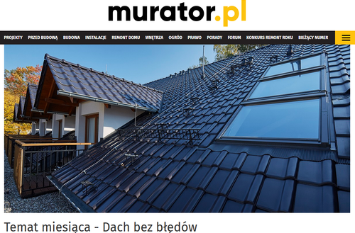 Dach bez błędów - w czerwcu na Murator.pl
