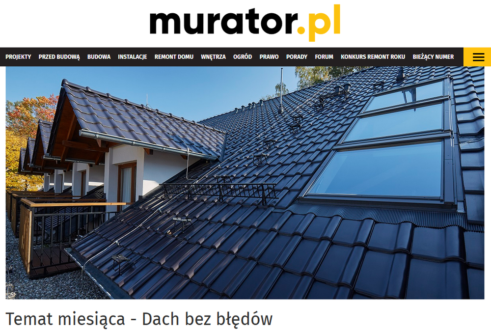 Dach bez błędów - Murator.pl