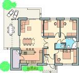 Domy z zacisznym tarasem