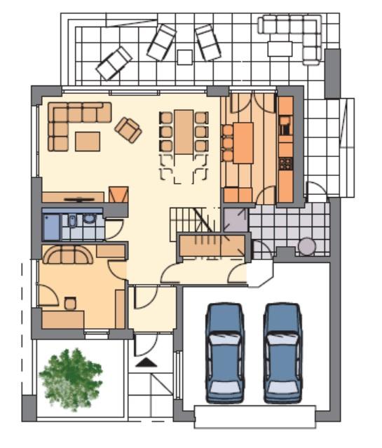 Domy z dachami płaskimi