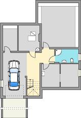 Plany domu Powściągliwy