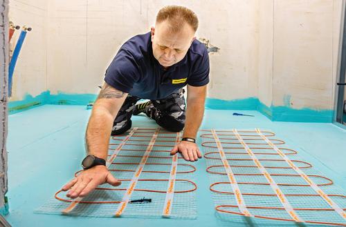 Ciepła podłoga w łazience