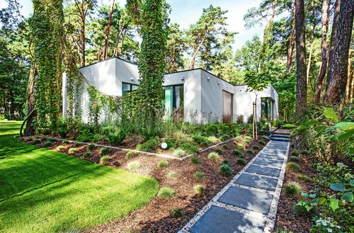 Zatopione w trawie lub żwirze